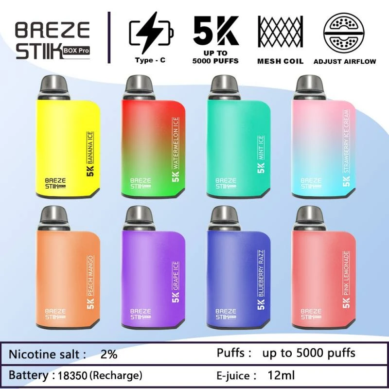 Breze Stiik Box Pro 5000 8 Breze Stiik Box Pro 5000 8