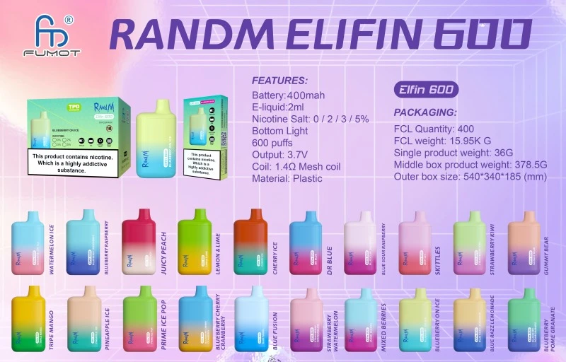 Randm elfin 600 puffvape