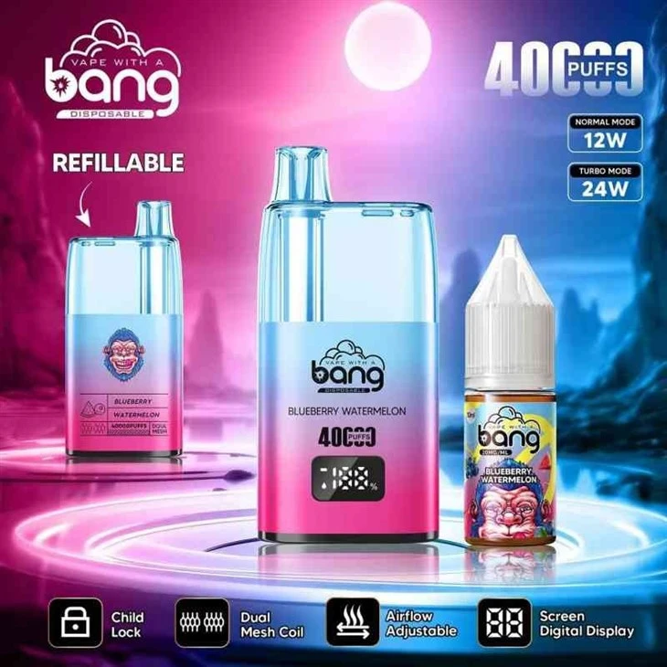 BANG 40000 REFILLABLE 9 BANG 40000 REFILLABLE 9