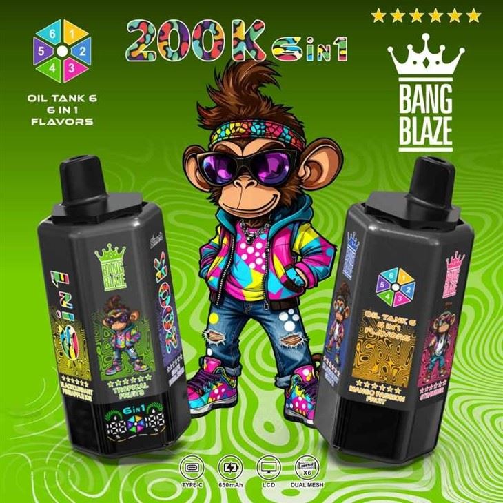 BANG BLAZE 200K 6in1 Flavor high quality BANG BLAZE 200K 6in1 Flavor high quality