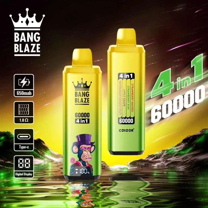BANG BLAZE 60000 PUFFS 4 IN 1 FLAVOR BANG BLAZE 60000 PUFFS 4 IN 1 FLAVOR