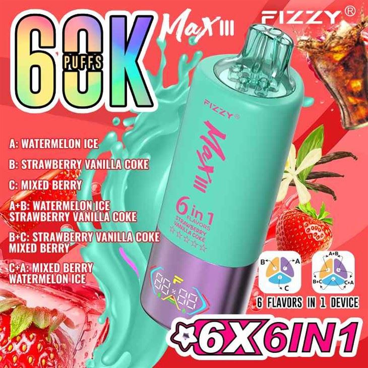 Fizzy MAX III 60000 6 in 1 Fizzy MAX III 60000 6 in 1