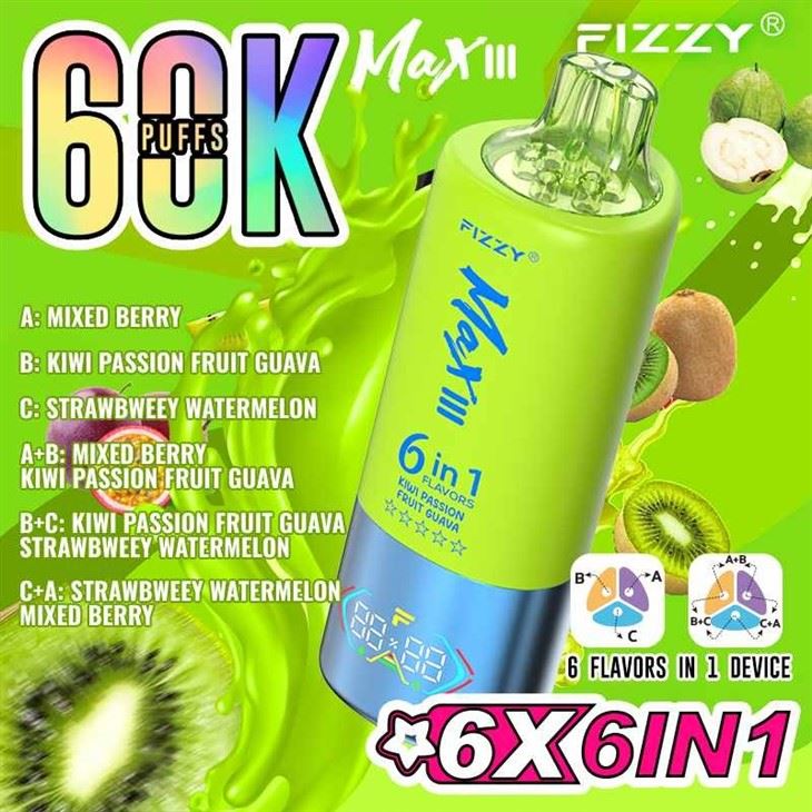 FIZZY 60K PUFFS 1 FIZZY 60K PUFFS 1
