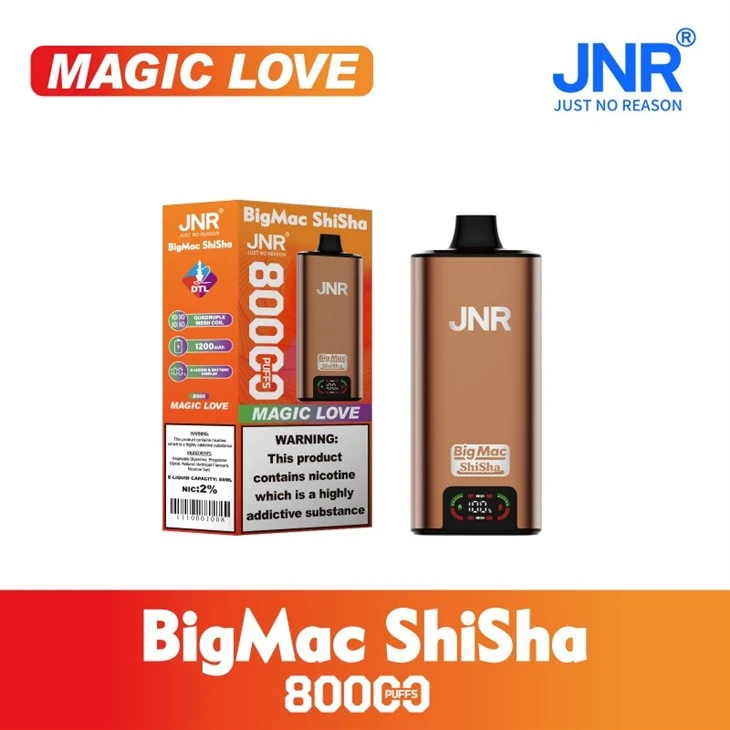 JNR Big Mac Shisha 80000 Puffs JNR Big Mac Shisha 80000 Puffs