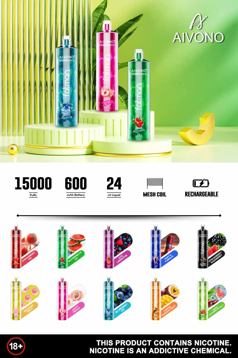 AIVONO FATMAN 15000PUFFS VAPE