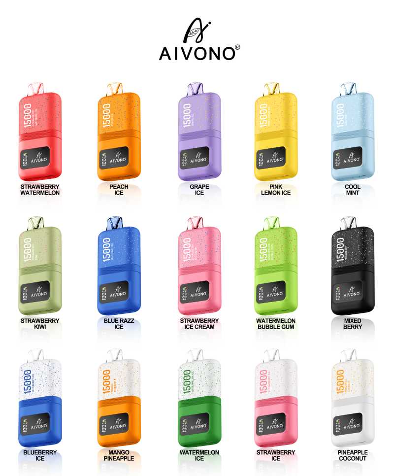 AIVONO MAGIC 15000 taste list AIVONO MAGIC 15000 taste list