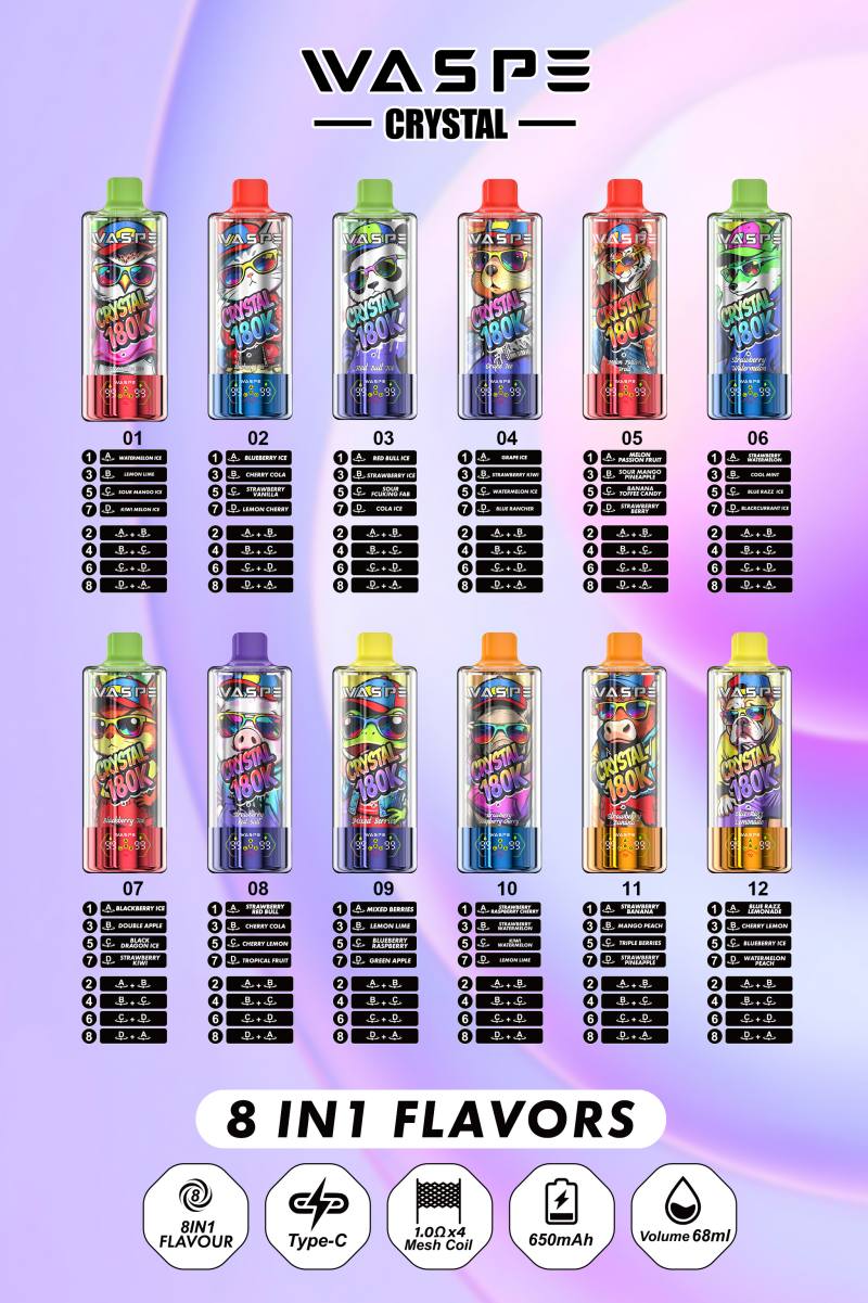 Waspe Crystal 8 in 1 180K 1