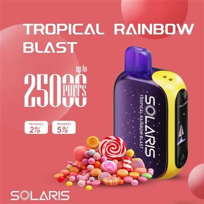 Solaris 25000 พัฟสามารถชาร์จโดยใช้พลังงานแสงอาทิตย์ได้หรือไม่?
