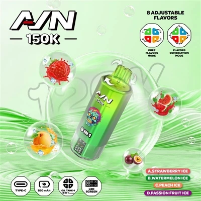 AIM AVN 150K PUFFS – บุหรี่ไฟฟ้าแบบใช้แล้วทิ้งที่ทนทานรุ่นใหม่-|ความจุขนาดใหญ...