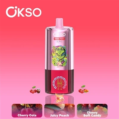 OKSO 3IN1 70000 PUFF: บุหรี่ E- แบบใช้แล้วทิ้งชั้นนำที่ออกแบบมาเพื่อความจุสูง...