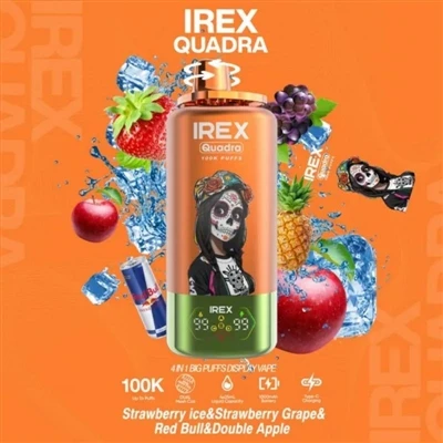 IREX 100K 4-ใน-บุหรี่ไฟฟ้าแบบใช้แล้วทิ้ง 1 อัน – บุหรี่ไฟฟ้าอเนกประสงค์ชั้นนำ...