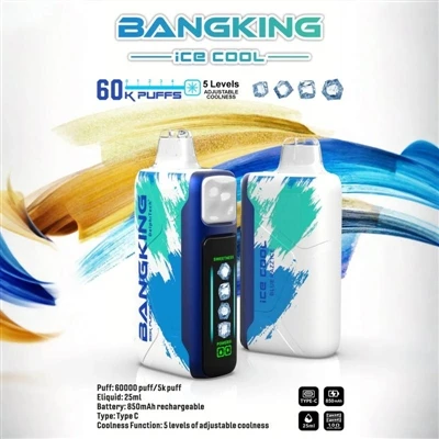 BANGKING ICE King COOL 60K: สำรวจประสบการณ์ใหม่ล่าสุดในบุหรี่ E- แบบใช้แล้วทิ้ง