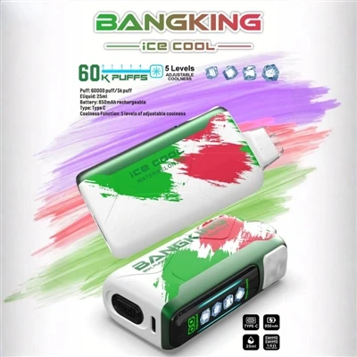 BANGKING ICE King COOL 60000: วิวัฒนาการขั้นสูง-ของบุหรี่ไฟฟ้าแบบใช้แล้วทิ้ง-