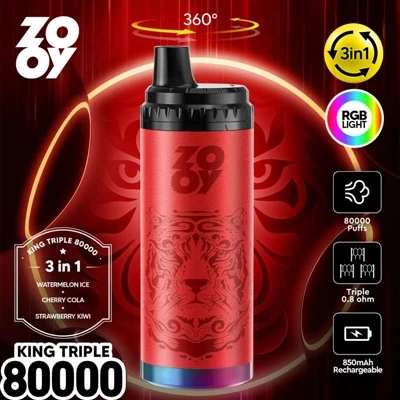 ZOOY KING 3-ใน-1 80000 Puff Disposable Vape: นวัตกรรมทางเทคโนโลยีและการวิเครา...