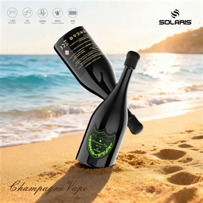 SOLARIS Champagne 30000 บุหรี่ E- 30,000 พัฟ: เมื่อปริมาณพัฟสูงมาบรรจบกับสุนท...
