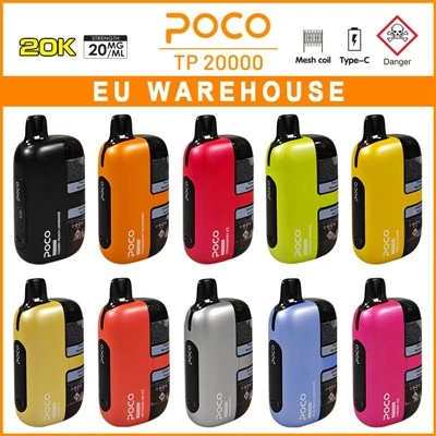 POCO TP 20000: บุหรี่ E- แบบใช้แล้วทิ้งได้รับการออกแบบอย่างแท้จริงเพื่อประสบก...