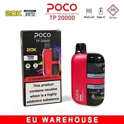 POCO 20000: บุหรี่ E- แบบใช้แล้วทิ้งที่สร้างความสมดุลระหว่างความทนทาน รสชาติ ...