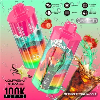 VAPEN AURA 100K PUFFS – สุดยอดอุปกรณ์สำหรับคนหนุ่มสาว
