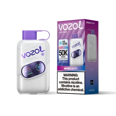 VOZOL STAR CLICK 50000: เกณฑ์มาตรฐานใหม่สำหรับบุหรี่ไฟฟ้า E- แบบใช้แล้วทิ้ง