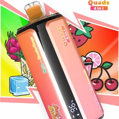 BANG KING Quads 4IN1 250K: การปฏิวัติสี่-ช่องในบุหรี่ไฟฟ้าแบบใช้แล้วทิ้ง
