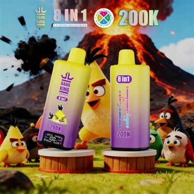 BANG KING VAPEN 8IN1 200K: ประสบการณ์บุหรี่ E- รูปแบบใหม่สำหรับคนหนุ่มสาวอินเ...