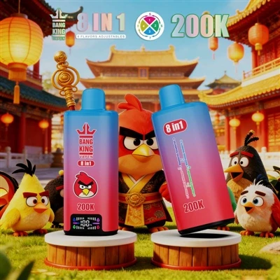 BANG KING VAPEN 200K 8IN1: สุดยอดประสบการณ์บุหรี่ E- พร้อมรสชาติที่หลากหลายแล...