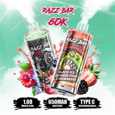Razz Bar 65000+ Puffs: บุหรี่ E- ที่ยกระดับ 'ประสบการณ์ของคนขี้เกียจ' ให้ถึงข...
