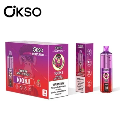 OKSO Tornado 100K Puffs: เมื่อ-บุหรี่ E หยุด 'ทำให้คุณผิดหวัง' คุณจะรู้ว่าบุห...