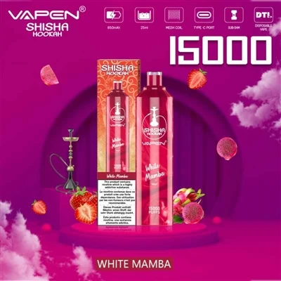 VAPEN SHISHA HOOKAH 15000: บุหรี่-ความจุ E- สูงที่นำประสบการณ์มอระกู่มาไว้ในก...