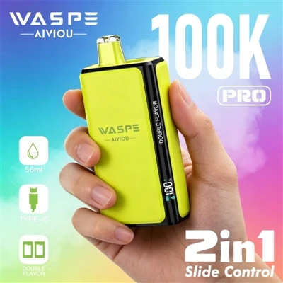 Waspe Double Flavour 100K Pro: เมื่อการสูบไอเริ่มบอกว่าไม่ 'เบื่อ'