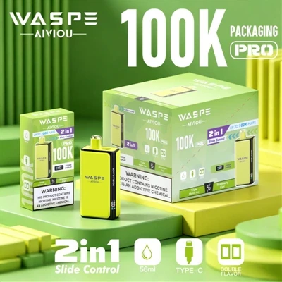 Waspe Double Flavour 100K Pro: เมื่อ Vapes แบบใช้แล้วทิ้งเริ่มพูดว่า 