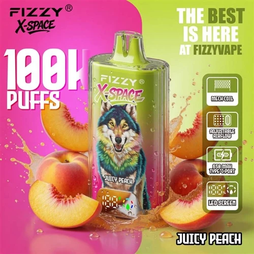 Fizzy X Space 100K: การสังเกตแนวโน้มของบุหรี่ไฟฟ้าแบบใช้แล้วทิ้งที่มีความจุสูง-