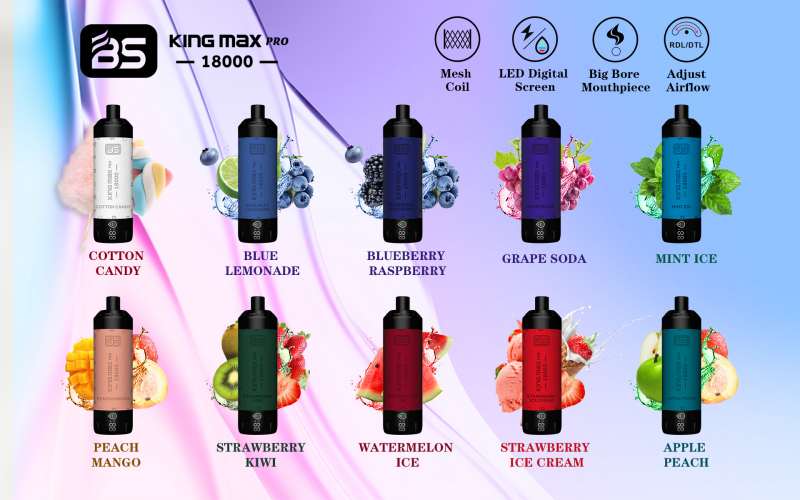 BS KING MAX PRO 18000 TASTE FL BS KING MAX PRO 18000 TASTE FL