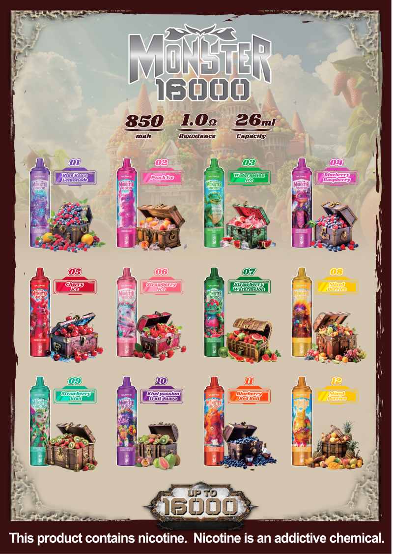 vapme monste 16000 taste