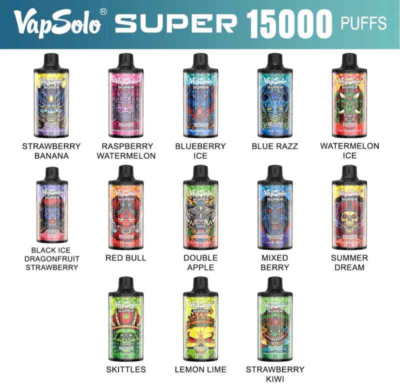 VapSolo SUPER 15000 puffs vapes VapSolo SUPER 15000 puffs vapes