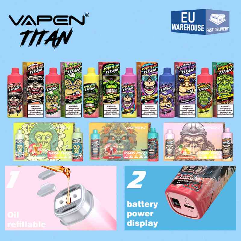 VAPEN TITAN 10000 75 VAPEN TITAN 10000 75