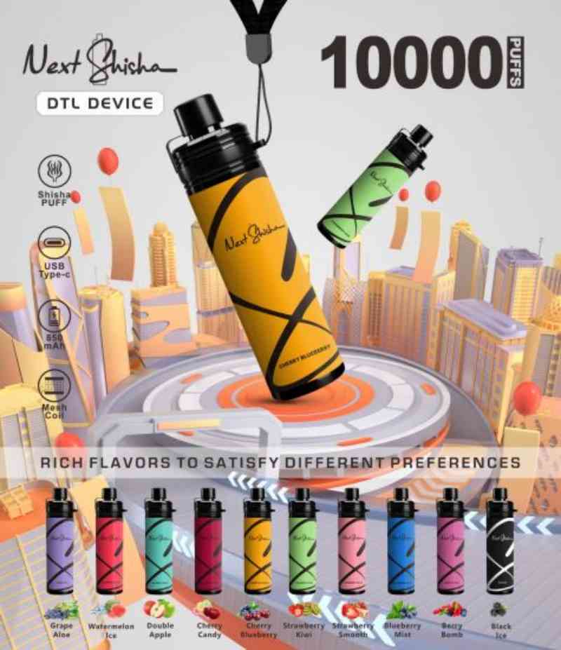 Original-Raz-Jnr-Fakher-Crown-Bar-8000-Silvaper-12K-Original-Next-Shisha-10000-12000-Puffs-Disposable-Dtl-Vape-Kit-E-Hookah-ShishaNext Shisha 10000