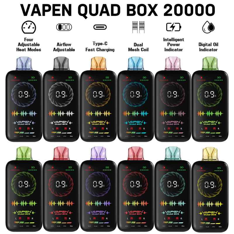 VAPEN QUAD BOX 20000 taste