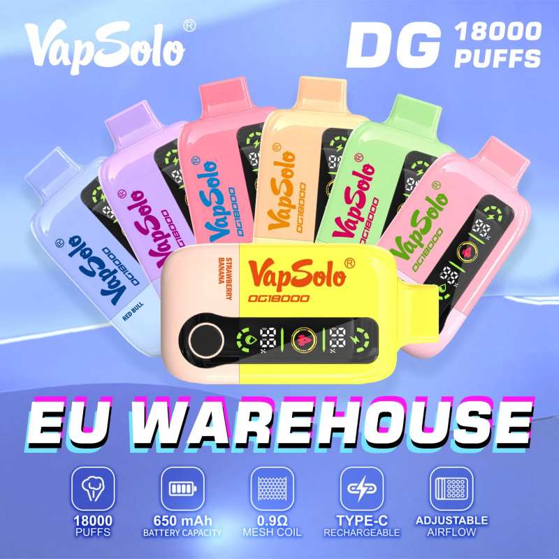 Vapsolo-EU-Warehouse-Vaper-E-Vape-Solo-15000-18000-20000-Puffs-E-Cigarettes-Puff-Original-Factory-600mAh-Rechargeable-Disposable-Vapes-Shisha-PenVapsolo DG 18000 Vapsolo-EU-Warehouse-Vaper-E-Vape-Solo-15000-18000-20000-Puffs-E-Cigarettes-Puff-Original-Factory-600mAh-Rechargeable-Disposable-Vapes-Shisha-PenVapsolo DG 18000