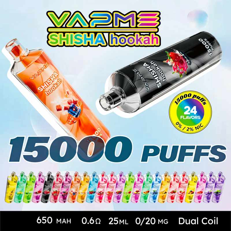 VAPME SHISHA HOOKAH 15000 25 VAPME SHISHA HOOKAH 15000 25