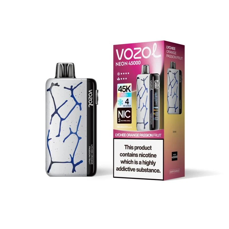 LYCHEE ORANGE PASSION FRUITVozol NEON 45000 LYCHEE ORANGE PASSION FRUITVozol NEON 45000