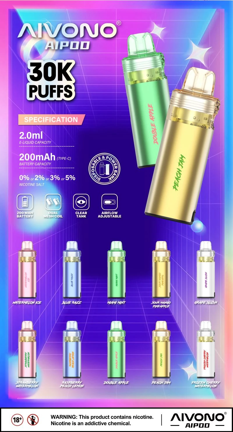 AIVONO AIPOD 30000 taste list AIVONO AIPOD 30000 taste list