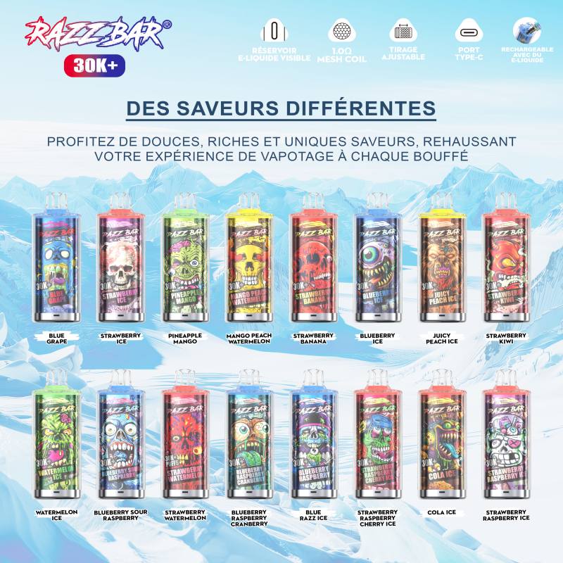 Flavor Razz bar 30000 Flavor Razz bar 30000