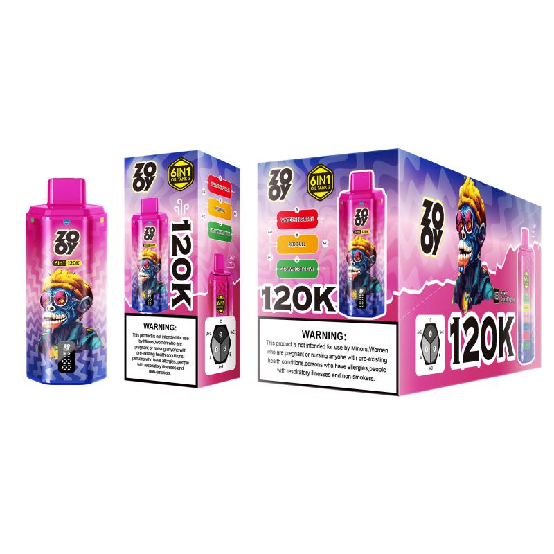 ZOOY VAPE 6 IN 1 120K oil tank 3 12 ZOOY VAPE 6 IN 1 120K oil tank 3 12