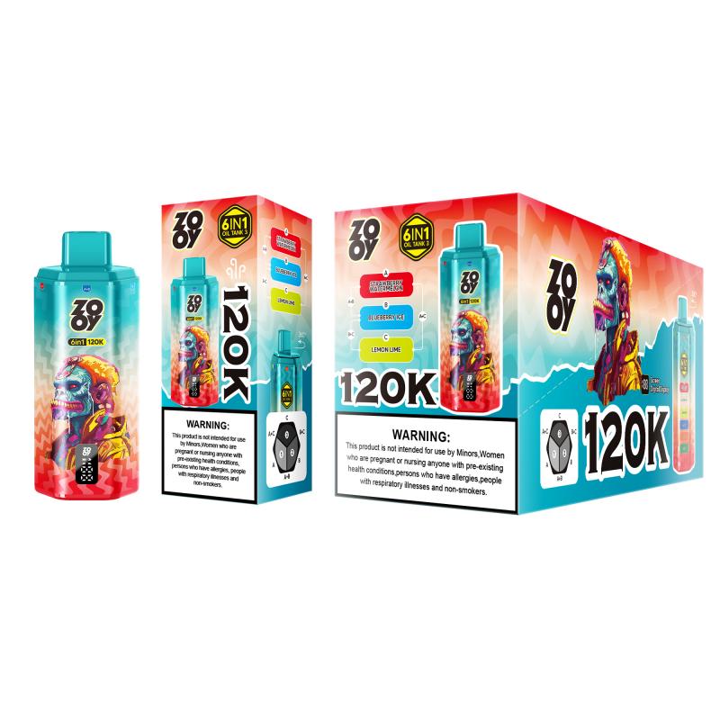 ZOOY VAPE 6 IN 1 120K oil tank 31