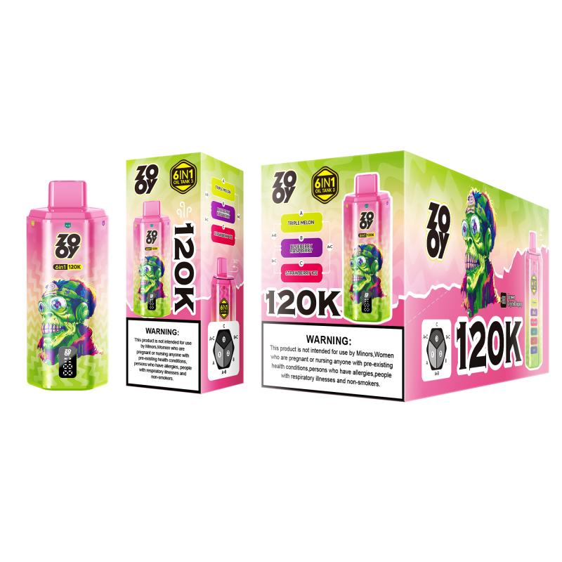 ZOOY VAPE 6 IN 1 120K oil tank 32 ZOOY VAPE 6 IN 1 120K oil tank 32