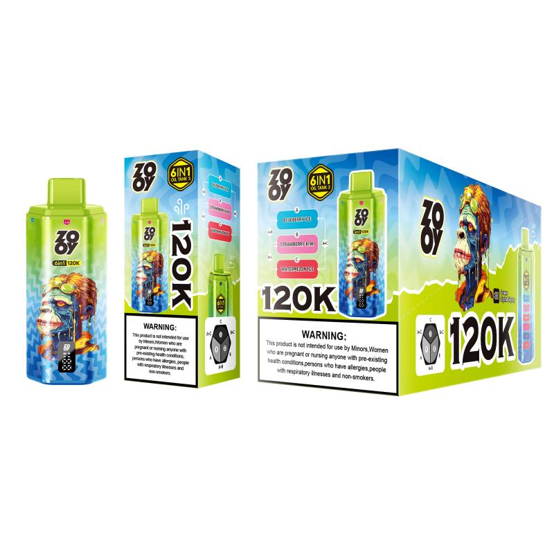 ZOOY VAPE 6 IN 1 120K oil tank 35