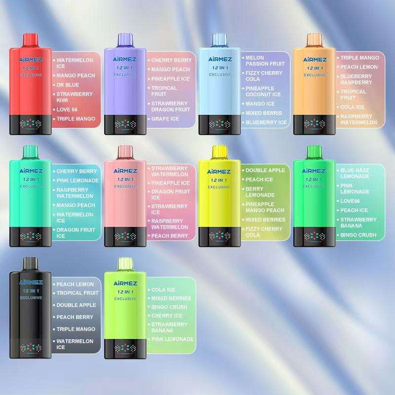 Airmez 12 in 1 300K Taste List