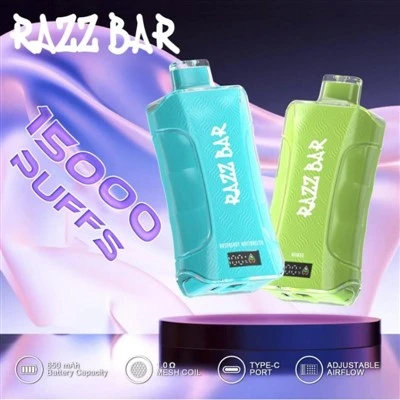 RAZZ BAR 15000 CANNON บุหรี่ไฟฟ้าแบบใช้แล้วทิ้ง