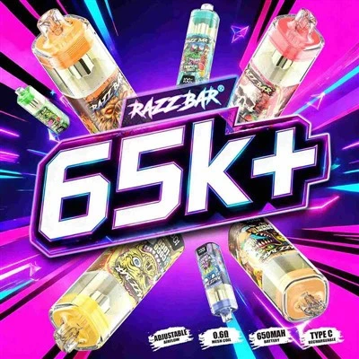 RazzBar 65000+ พัฟ Vape